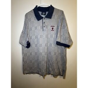 Vintage Chicago Bulls Shirt Mens XL Blue Polo Y2K 90s Lee Sport